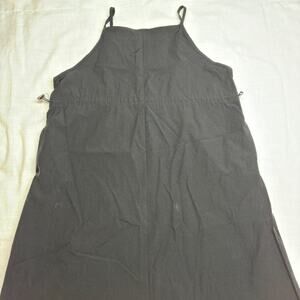 HK Works London Long Dress Sleeveless Plain Black Women's Size Medium